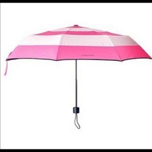 VICTORIA SECRET Retractable Umbrella Pink Stripe